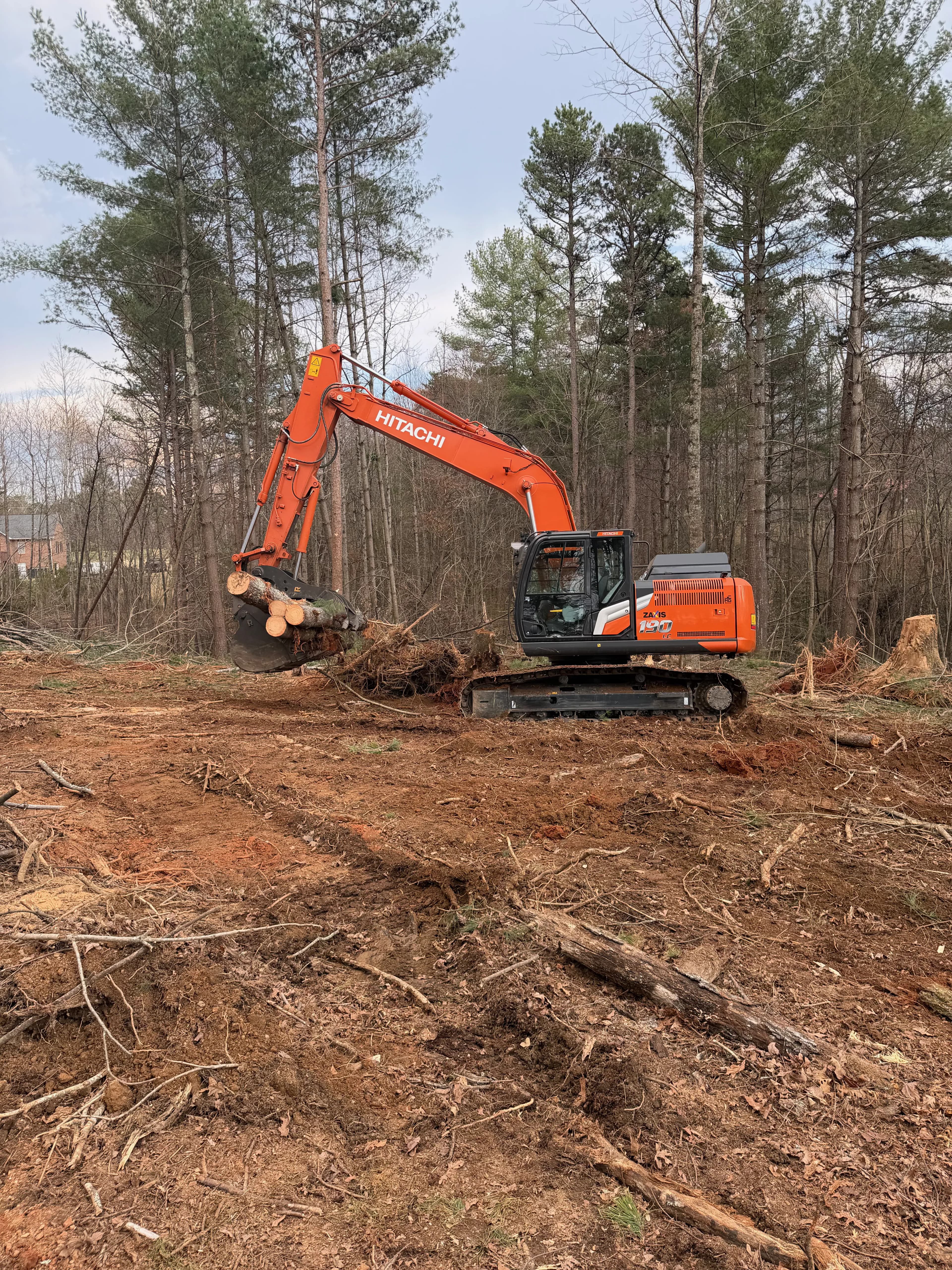 Land Grade Solutions equipment ready to work